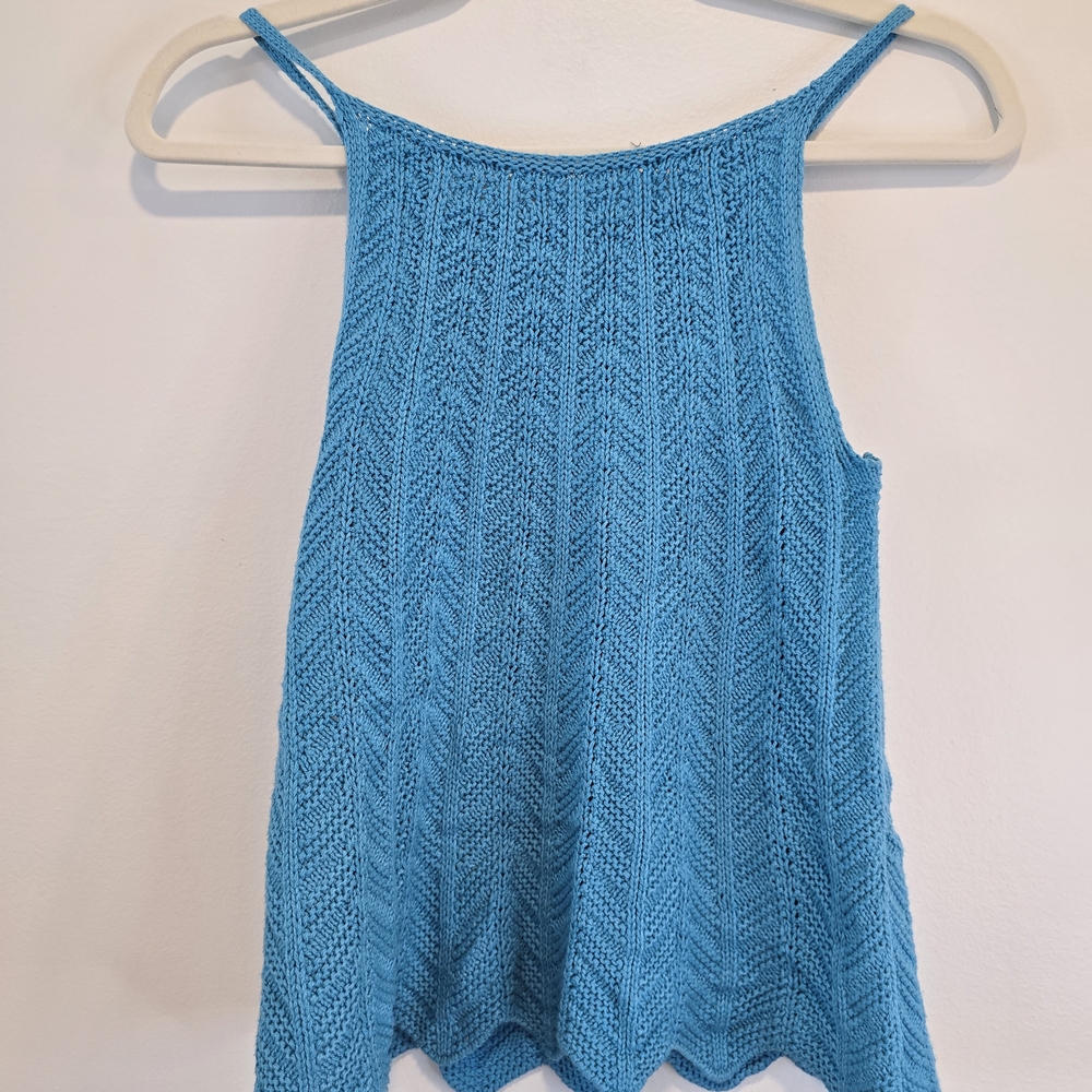 Freshman Turquoise Knit Camisole Size L(12/14) NWOT
